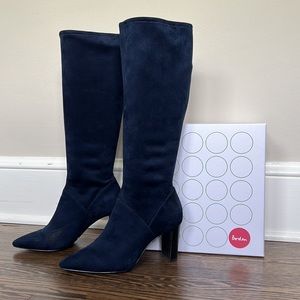 Boden Vegan Suede Stretch Boots - 8